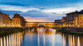 Ponte Vecchio Bridge sunset