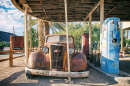 Posto de gasolina abandonado, Shoshone CA, EUA