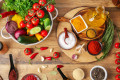 Diferentes especiarias e produtos