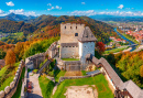 Castelo velho medieval em Eslovénia