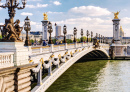 Pont Alexandre III em Paris, França