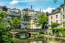 A parte histórica da cidade de Luxemburgo