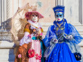 Participantes do Carnaval de Veneza, Itália