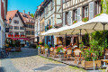 Café de rua em Estrasburgo, França