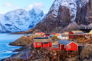 Vila de pescadores em Lofoten, Noruega