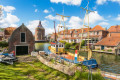 Barco de pesca em Enkhuizen, Holanda