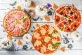 Halloween Pizzas engraçadas