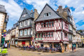 Casas enxaimel tradicionais em Morlaix