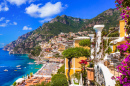 Magnífica Costa Amalfitana, Positano, Itália