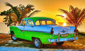 Ford Fairlane na praia, Cuba