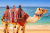Camelo decorado na praia