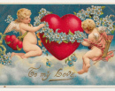 Cartão Postal To My Love Valentine, 1913