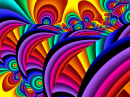 Fabuloso padrão multicolorido
