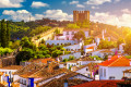 Cidade murada histórica de Óbidos, Portugal