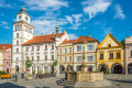 Praça Masaryk de Trebon, República Tcheca