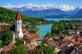 Lago Thun, Terras Altas de Berna, Suíça