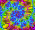 Sinfonia Colorida da Espiral Fractal