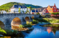 Ponte Nepomuk em Rech, Ahr Valley, Alemanha