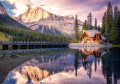 Lago Esmeralda no Parque Nacional Yoho, Canadá