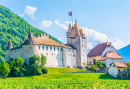 Castelo de Aigle, Alpes, Suíça