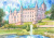 Castelo de Dunrobin, Jardim e Fonte, Escócia