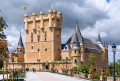 Castelo medieval espanhol Alcazar em Segóvia