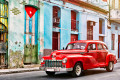 Carro Clássico em Havana Velha, Cuba