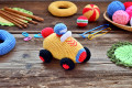 Brinquedo infantil Crochet Racing Car