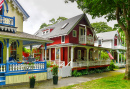 Casas góticas de carpinteiro, Martha's Vineyard, MA