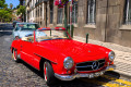 Mercedes Conversível Vermelho no Funchal, Madeira