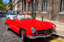 Mercedes Conversível Vermelho no Funchal, Madeira