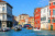 Grande Canal com Boas, Veneza, Itália