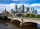 Skyline de Melbourne, Victoria, Austrália