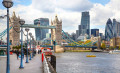 Tower Bridge e a cidade de Londres, Reino Unido