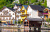 Hallstatt Heritage Village no verão, Áustria