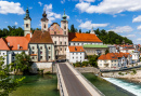 Confluência dos rios Enns e Steyr, Áustria