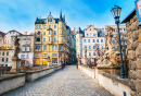 Ponte de São João de pedra gótica medieval em Klodzko