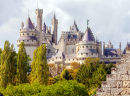 Castelo medieval de Pierrefonds, Paris, França