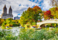 Lago no Central Park, Nova York, EUA