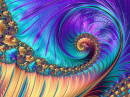 Fundo Fractal Abstrato