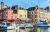 Vista panorâmica em Honfleur, Baixa Normandia, França