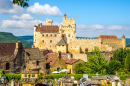 Vista do Castelo de Beynac-et-Cazenac, França