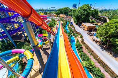 Parque Temático Isla Magica em Sevilha, Espanha