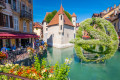 O Palais de l'Isle em Annecy, França