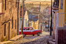 Vista da rua de Trinidad, Cuba