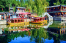 Edifício tradicional chinês em Pequim, China