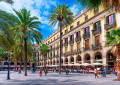 Praça Real - Barcelona, Catalunha, Espanha