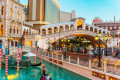 Hotel veneziano de luxo em Las Vegas, EUA