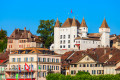 Castelo medieval em Nyon, Suíça