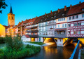 Famosa Ponte Krämerbrücke, Erfurt, Alemanha
